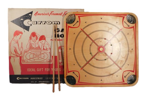 1960s Carrom Game Board - Photo 2