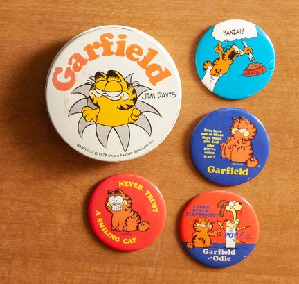 1970s Garfield Comics Buttons - Photo 2