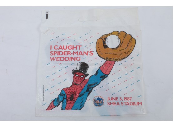 1987 Shea Stadium Spiderman Bag
