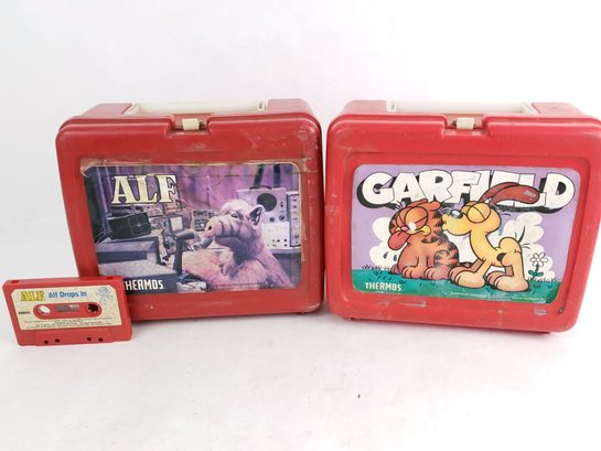 Alf And Garfield Lunchboxes