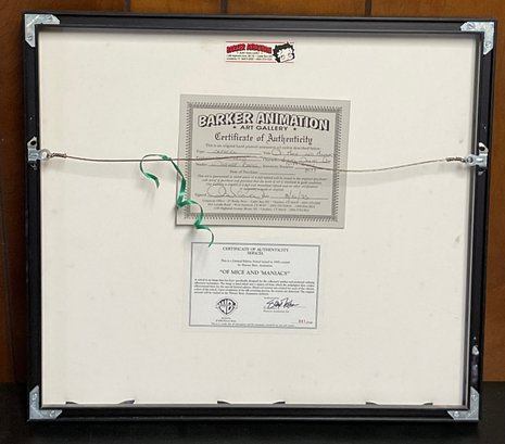 Barker Animation Limited Edition SeriCel - Of Mice And Maniacs - Photo 4