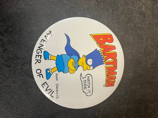 Bart Simpson "bartman" Pin (Z6)