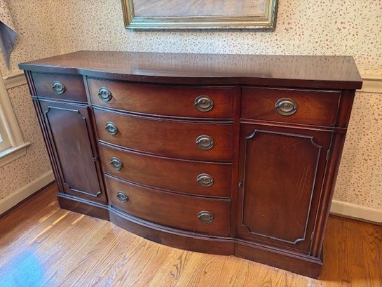 Bowfront Buffet Sideboard Server 62inches
