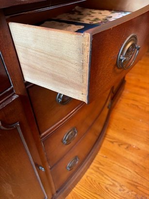 Bowfront Buffet Sideboard Server 62inches - Photo 6