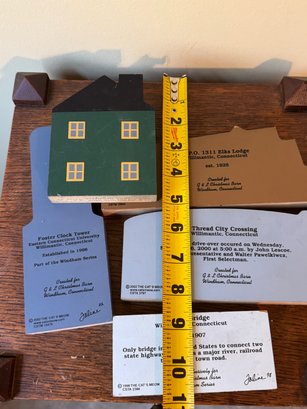 Collection Of 5 Cat's Meow Willimantic Sights Dated 1986-2003