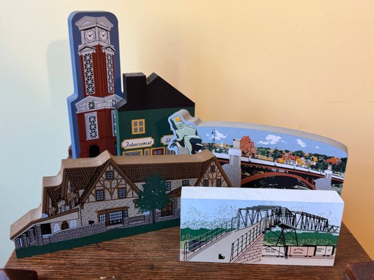 Collection Of 5 Cat's Meow Willimantic Sights Dated 1986-2003 - Photo 2