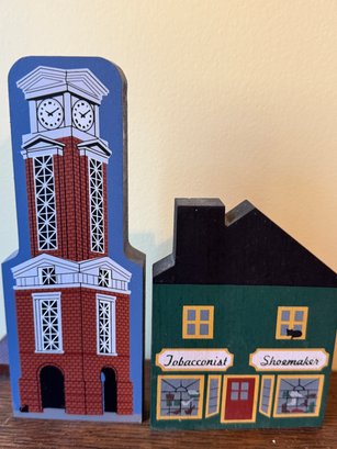 Collection Of 5 Cat's Meow Willimantic Sights Dated 1986-2003 - Photo 7