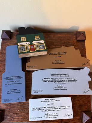 Collection Of 5 Cat's Meow Willimantic Sights Dated 1986-2003 - Photo 8