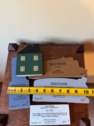 Collection Of 5 Cat's Meow Willimantic Sights Dated 1986-2003 - Photo 9