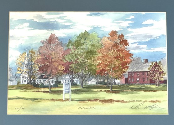 Diana Tyler Signed And Numbered Print Of Columbia, CT - Photo 3