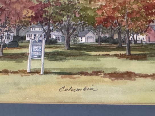Diana Tyler Signed And Numbered Print Of Columbia, CT - Photo 5