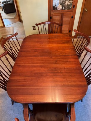 Pennsylvania House Dining Table And Six Chairs - No Additional Leaves Have Been Located - Photo 4