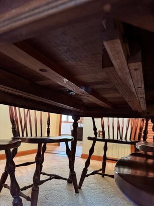 Pennsylvania House Dining Table And Six Chairs - No Additional Leaves Have Been Located - Photo 10