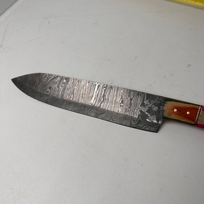 Handmade Damascus Steel Blade Knife - Photo 3