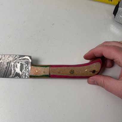 Handmade Damascus Steel Blade Knife - Photo 6