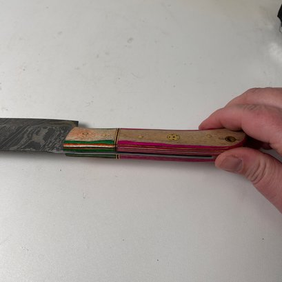 Handmade Damascus Steel Blade Knife - Photo 7