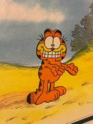 Jim Davis "garfield" Cartoon Cell Framed - Photo 3