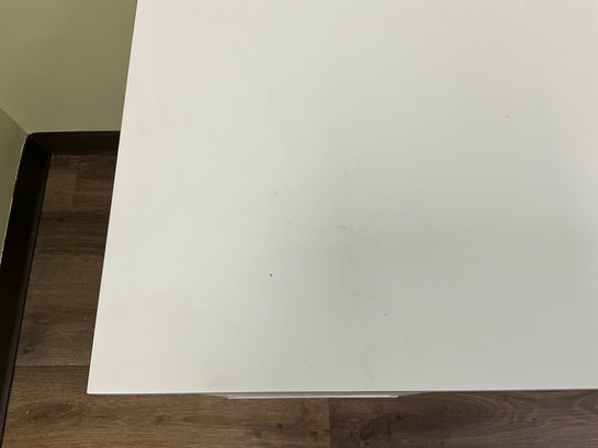 IKEA White Lagkapten/Alex Desk With 5 Drawers (1 Of 2) 55In (W) X 24In (D) X 28.5(H) - Photo 4