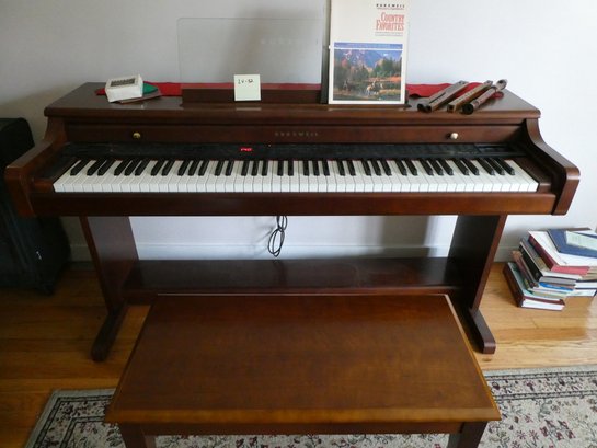 Kurzwell Organ With Bench And 3 Recorders