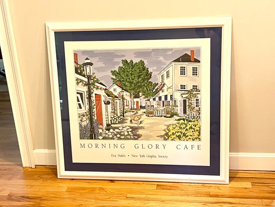 Large "Morning Glory Cafe" Print