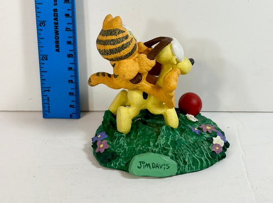 LIKE NEW 1993 Danbury Mint Garfield & Dog Figure - Photo 3