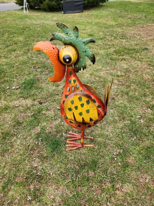Metal Dodo Bird Yard Ornament