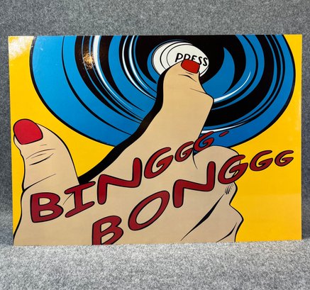 Pop Art "BINGGGG BONGGGG" Poster From Ikea