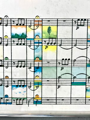 Rare Milton Glaser, Promotional Poster For Sony Tape, 1979