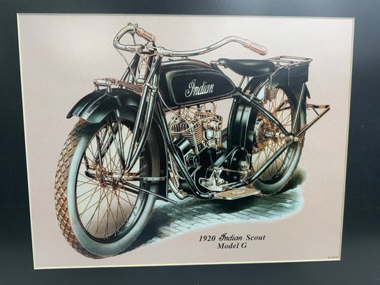 Print 4/1000 1920 Indian Scout Model G, The Jimmy Hill Collection - Photo 4