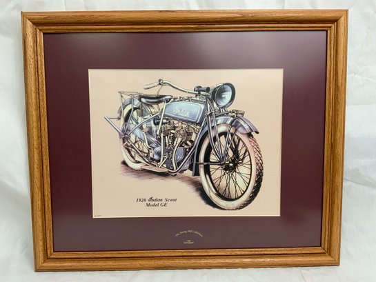 Print 4/1000 1920 Indian Scout Model GE The Jimmy Hill Collection