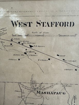 Vintage Map Of West Stafford - Photo 5