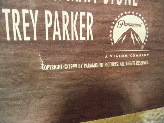 Vintage South Park Bigger Longer And Uncut Video Poster - Photo 1