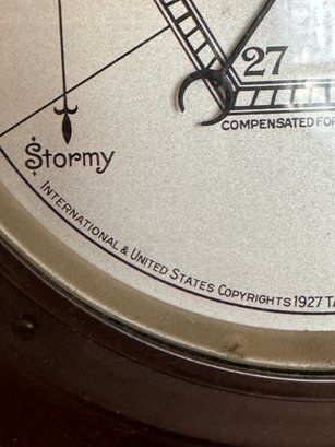 Vintage Tycos Stormoguide Barometer - Photo 5